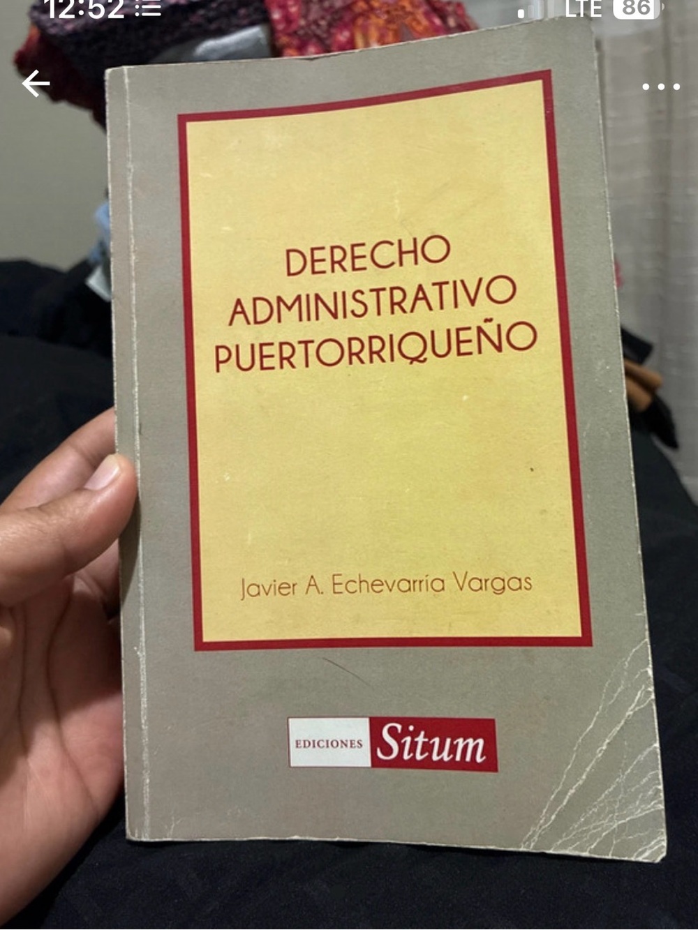 Derecho Administrativo Puertorriqueño by - Yellow & Gray Cover